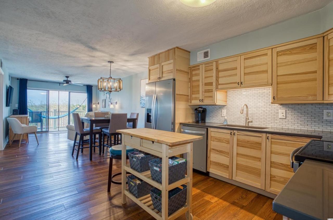 Beautiful Beachfront-Oceanfront First Floor 2Br 2Ba Condo In Cherry Grove, North Myrtle Beach! Renovated With A Fully Equipped Kitchen, 3 Separate Beds, Pool, Private Patio & Steps To The Sand! Екстер'єр фото