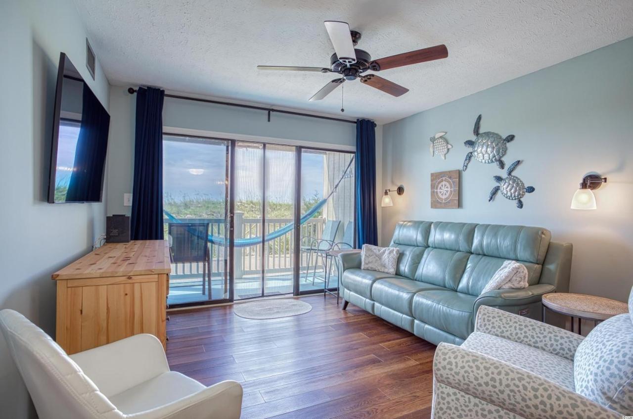 Beautiful Beachfront-Oceanfront First Floor 2Br 2Ba Condo In Cherry Grove, North Myrtle Beach! Renovated With A Fully Equipped Kitchen, 3 Separate Beds, Pool, Private Patio & Steps To The Sand! Екстер'єр фото
